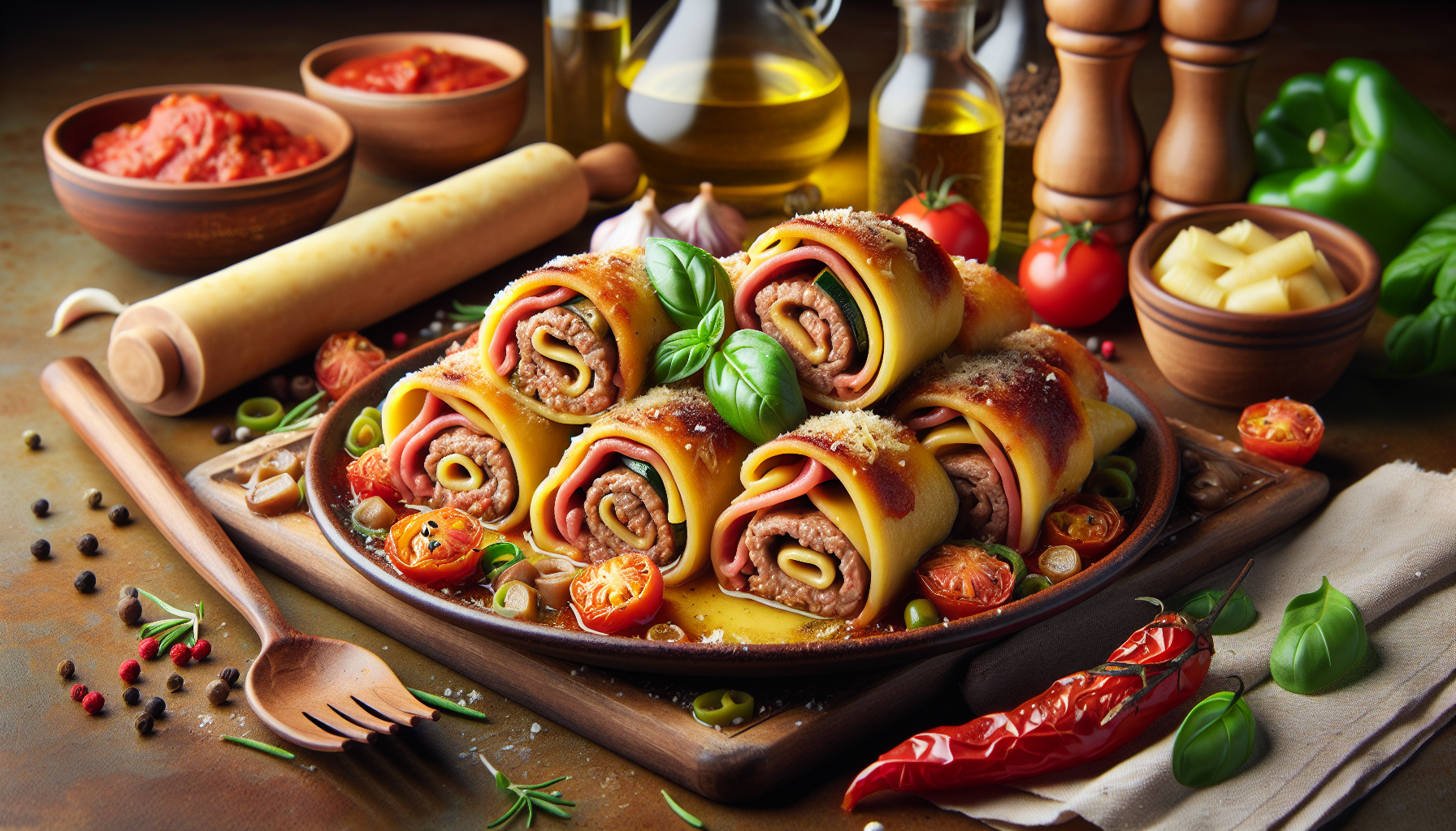 involtini di carne alla siciliana